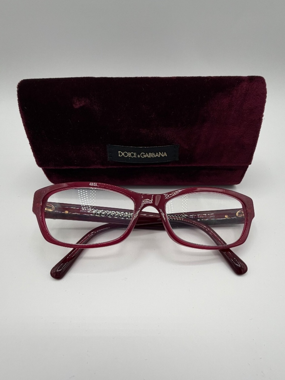 Dolce & Gabbana DG3150 Eyeglasses, Size 54mm, Made in Italy